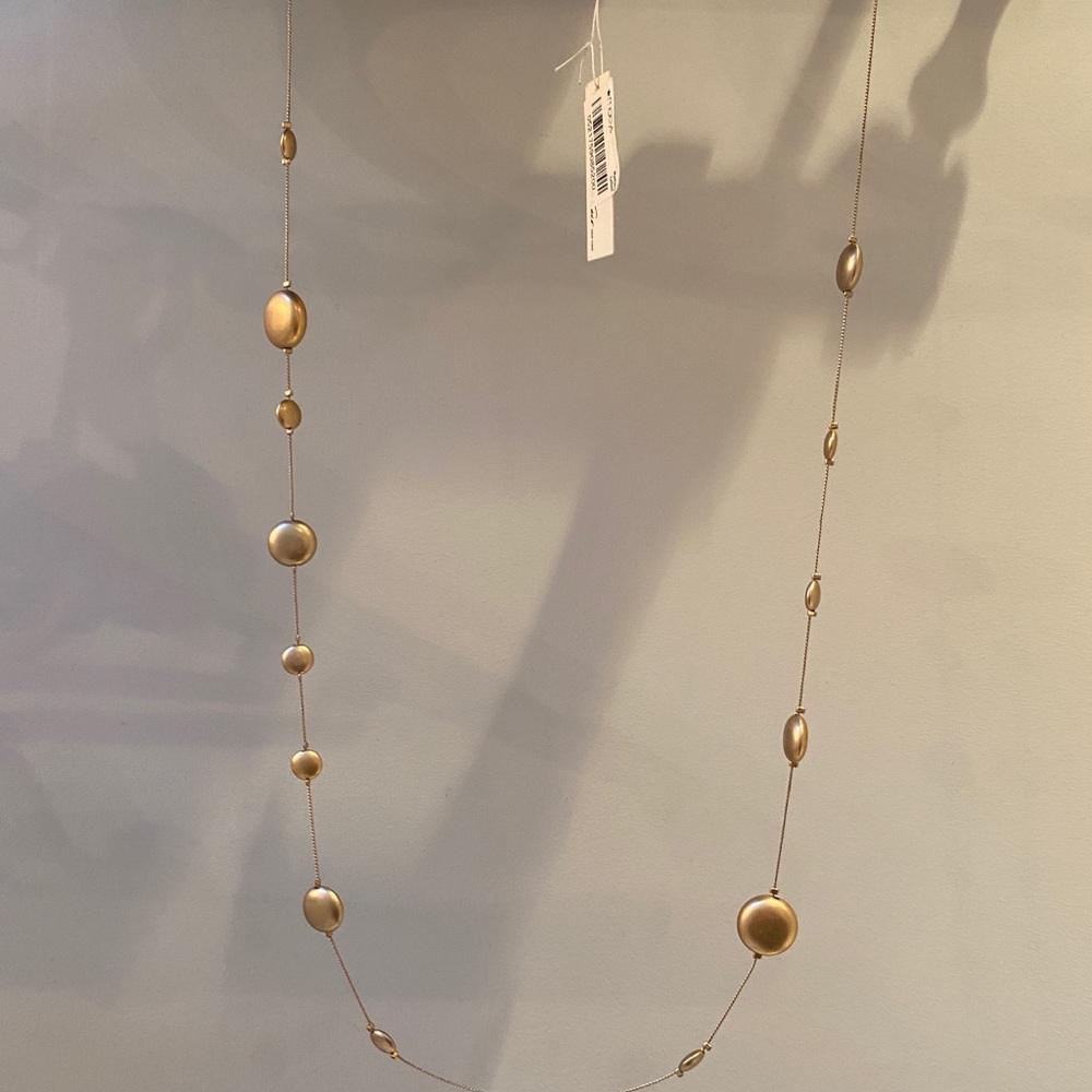 Kenneth Cole Gold Bead Necklace